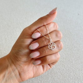 Collar dije Huella Plata 925