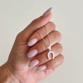 Collar herradura Plata