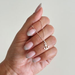 Collar dije Ancla Plata 925